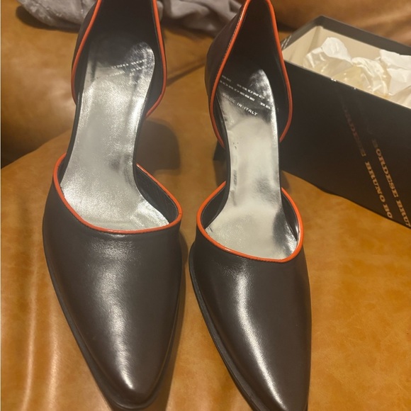 WOMEN’S BRUNO BORDESE HEELS size US 5 EUR 39 1/2 NEW HOT ITALY BLACK HIGH HEELS - Picture 3 of 16
